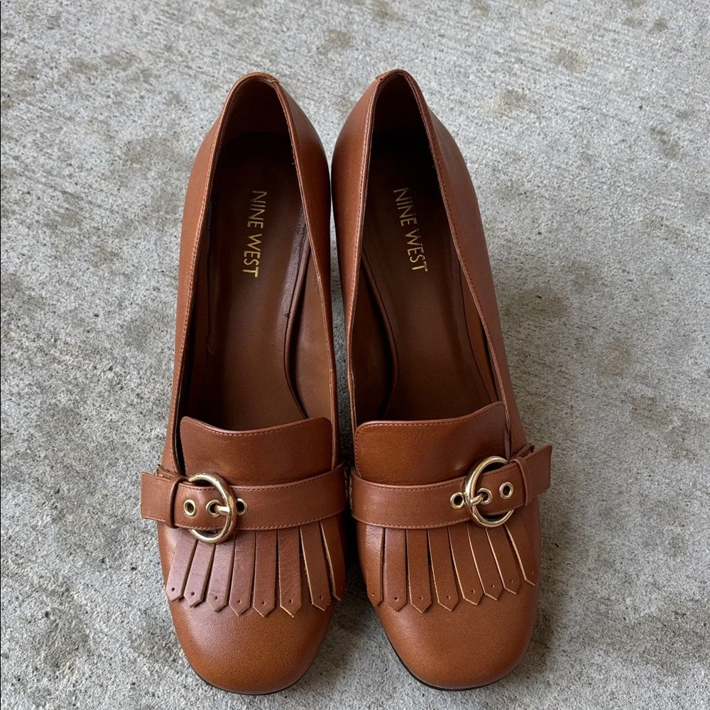 Nine West Umbriah Leather Dress Pump
